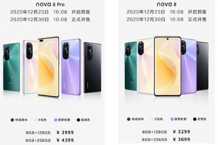 E资讯：nova 星再添新成员，nova 8系列与多款华为智能产品同时发布